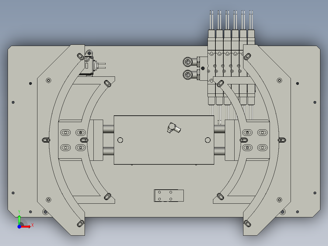 76071477-8-12寸对中组件前视图