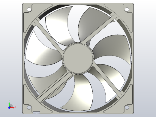 120×120×25mmEC轴流风机╱EC轴流风扇[TXE25S-120B2H]前视缩略图