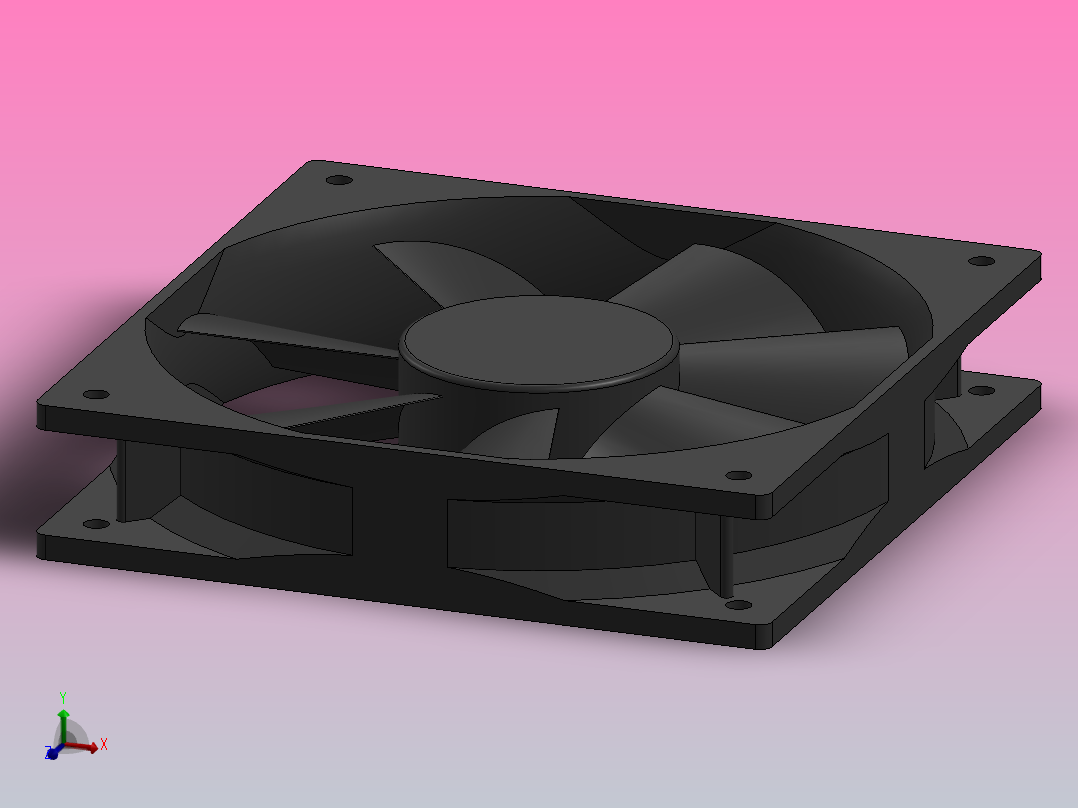 User Library-Antec Fan 120mm风扇主视图