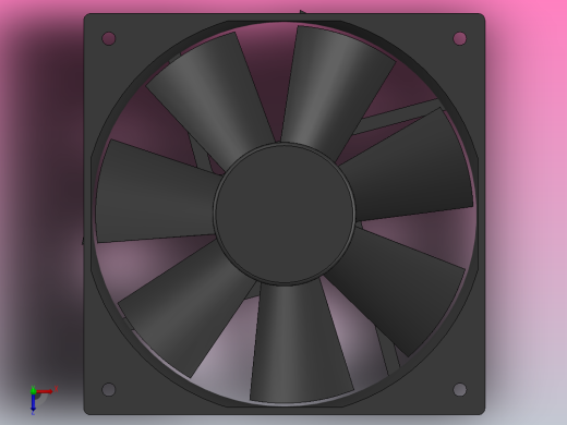 User Library-Antec Fan 120mm风扇俯视缩略图