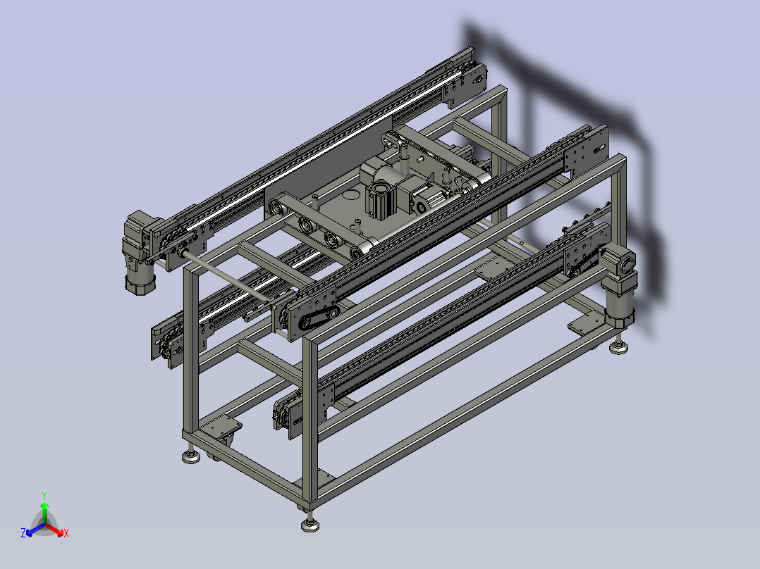 一米五倍速链线2主视图