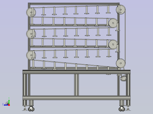 物料旋转运动料架右视缩略图