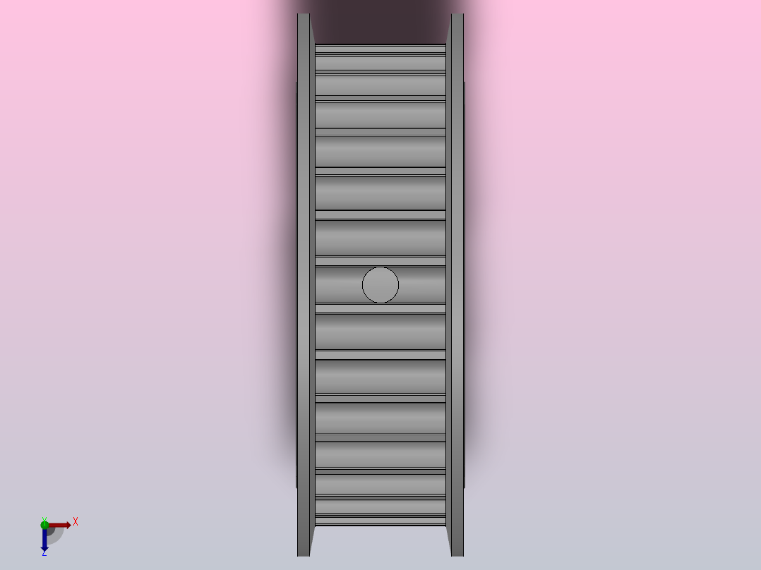 带顶丝圆孔标准型圆弧形齿同步带轮8YU型_S8YUHT-32-20-dt20-A俯视图