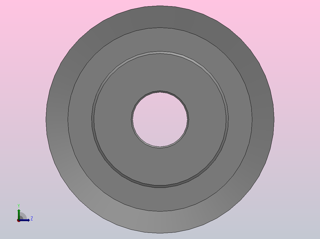 小凸缘型梯形齿同步带轮MXL型_SMXLDC-32-050-dc6-A左视图