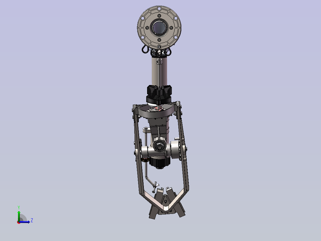 垂直式摇臂喷枪备 sw24左视图