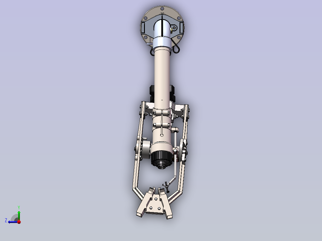 垂直式摇臂喷枪备 sw24右视图