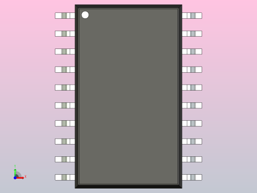 106x SOIC 封装（小外形集成电路）SOIC127P1033X234-20N前视缩略图