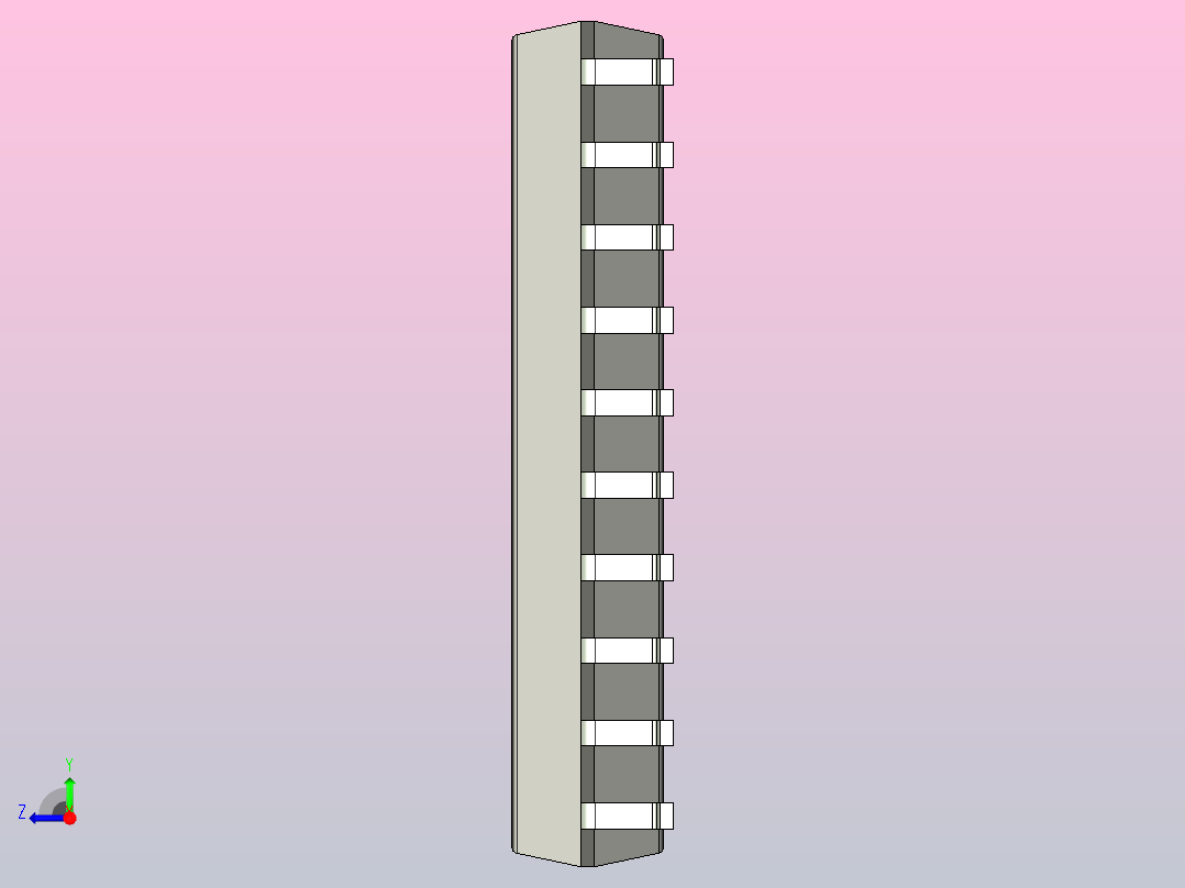 106x SOIC 封装（小外形集成电路）SOIC127P1033X234-20N右视图