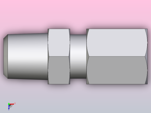 公螺柱连接器GE04LLMCF俯视缩略图