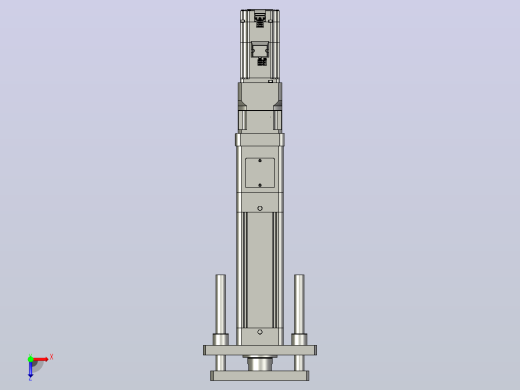 轻载电动缸TPA-ESR80-2510C-L100-M-QDX-W-P75-JX-C3俯视缩略图