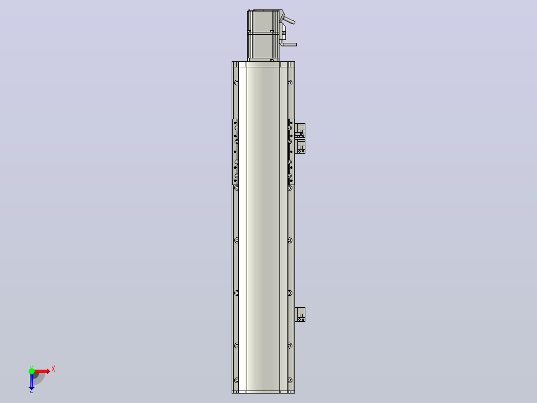 MT120BS半封闭丝杆滑台[MT120BS.L#.350.BC.P40.C3]俯视图