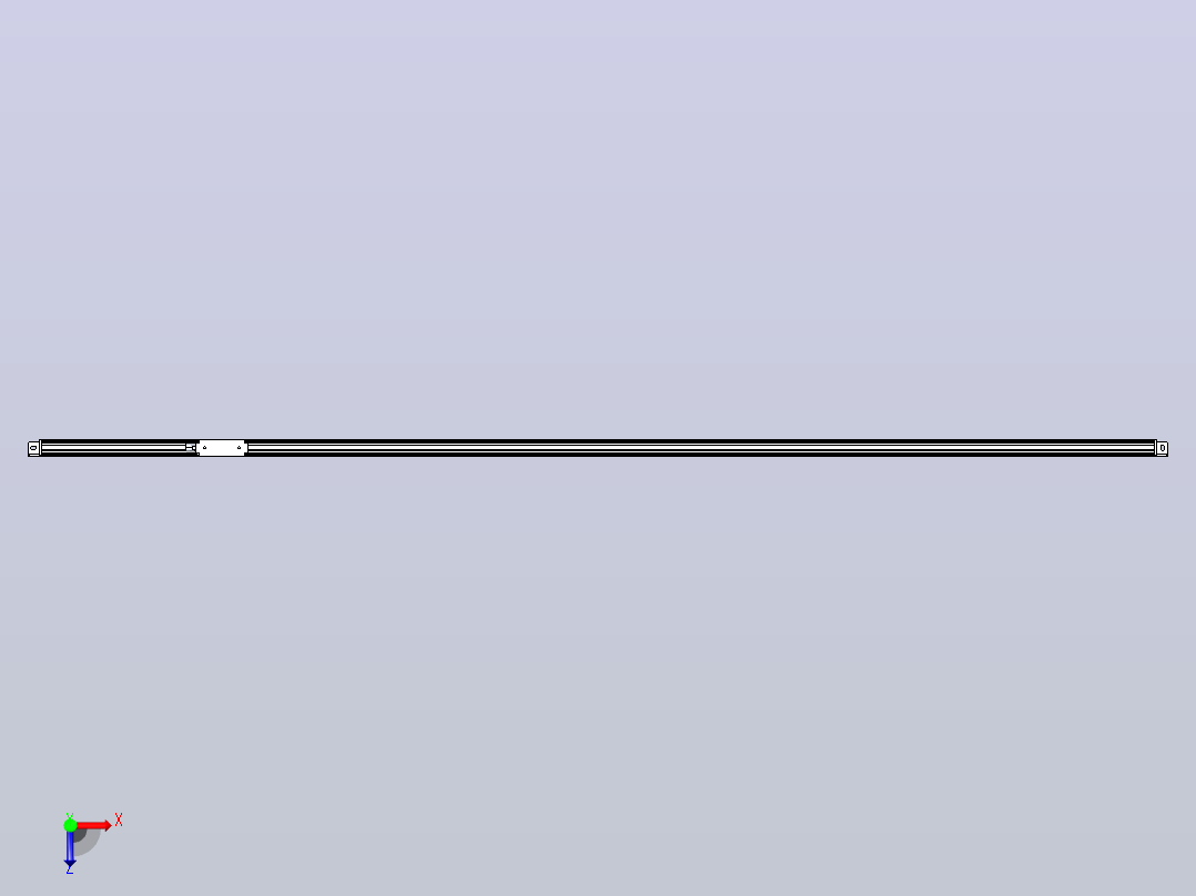 JCXE-L型光栅尺[JCXE-L-1800]俯视图