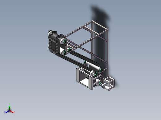 大倾角皮带正等轴测缩略图