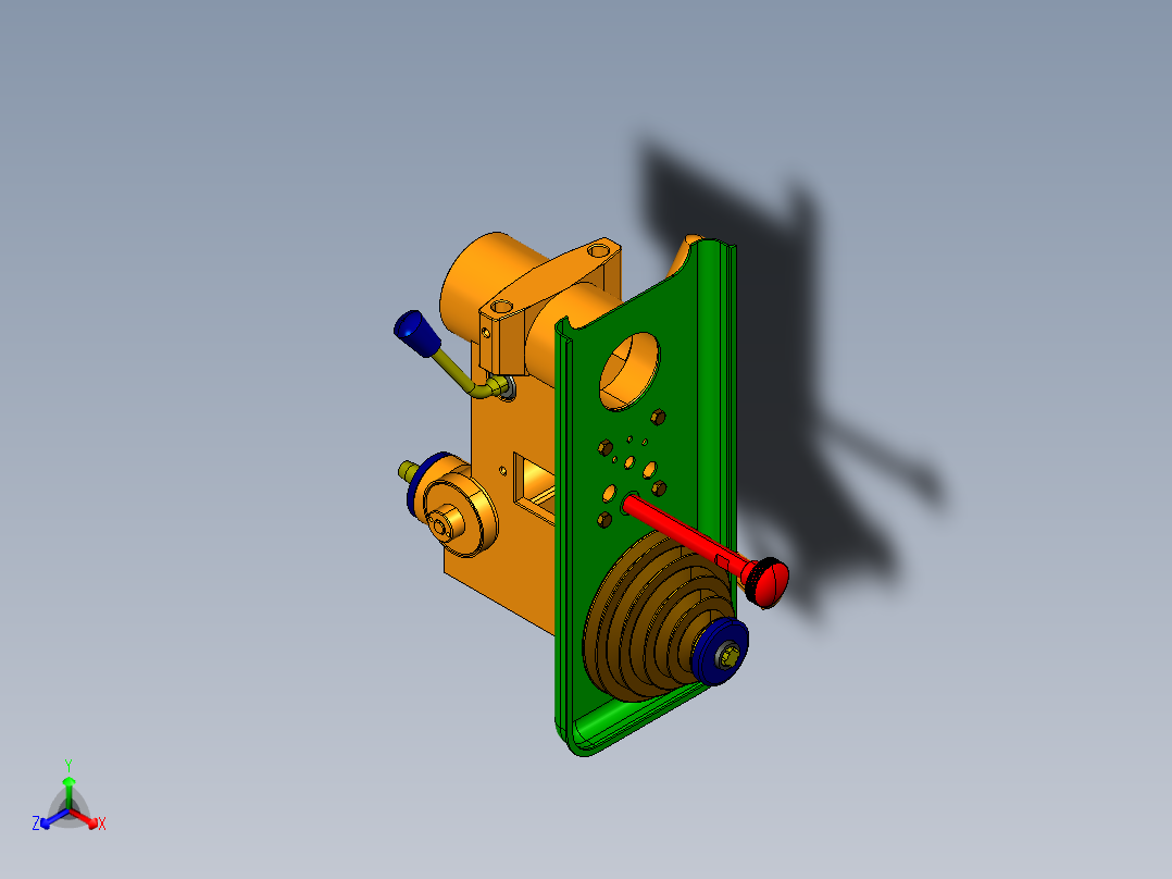 台钻造型及装配