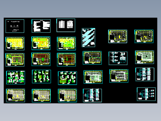 某超市装饰电气消防设计全套图纸