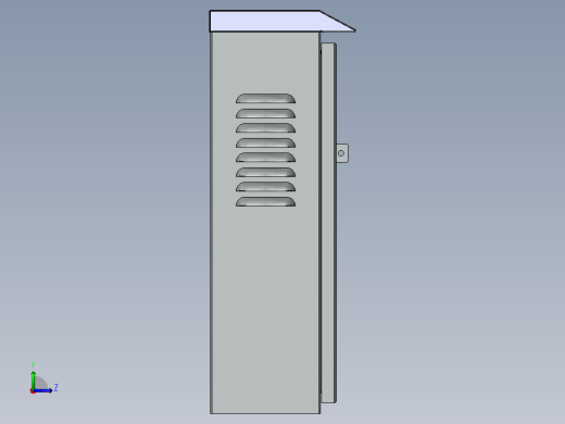 不锈钢户外箱体sw左视缩略图