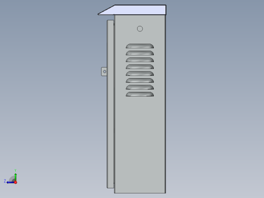不锈钢户外箱体sw右视缩略图