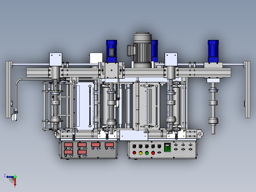 THJ300B.2双座贴合机俯视图