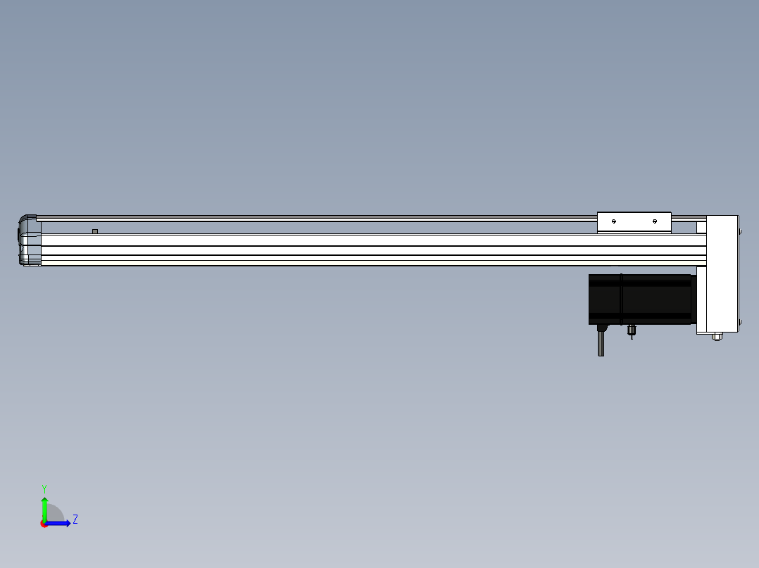 Toyo东佑达直线模组-ETH10-650-BM-200W+煞車左视图