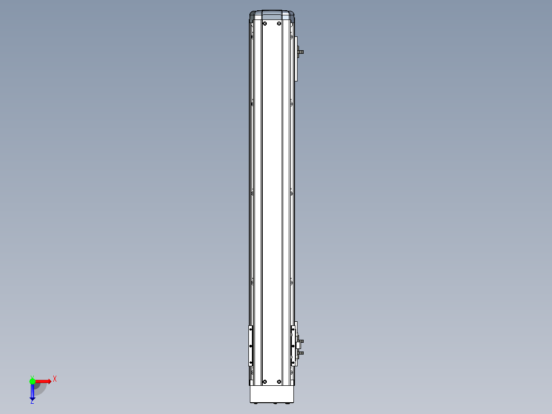 Toyo东佑达直线模组-ETH10-650-BM-200W+煞車俯视图