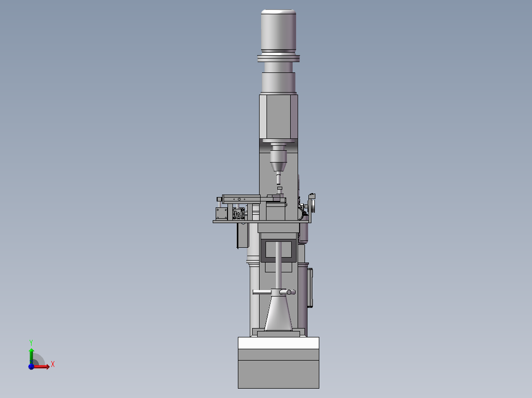 CNC设备柳钉机前视图