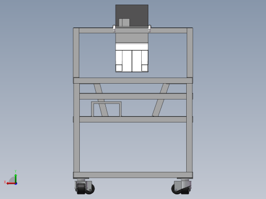 板栗开口翻炒一体机三维模型455560==350gaogeyeyou后视缩略图