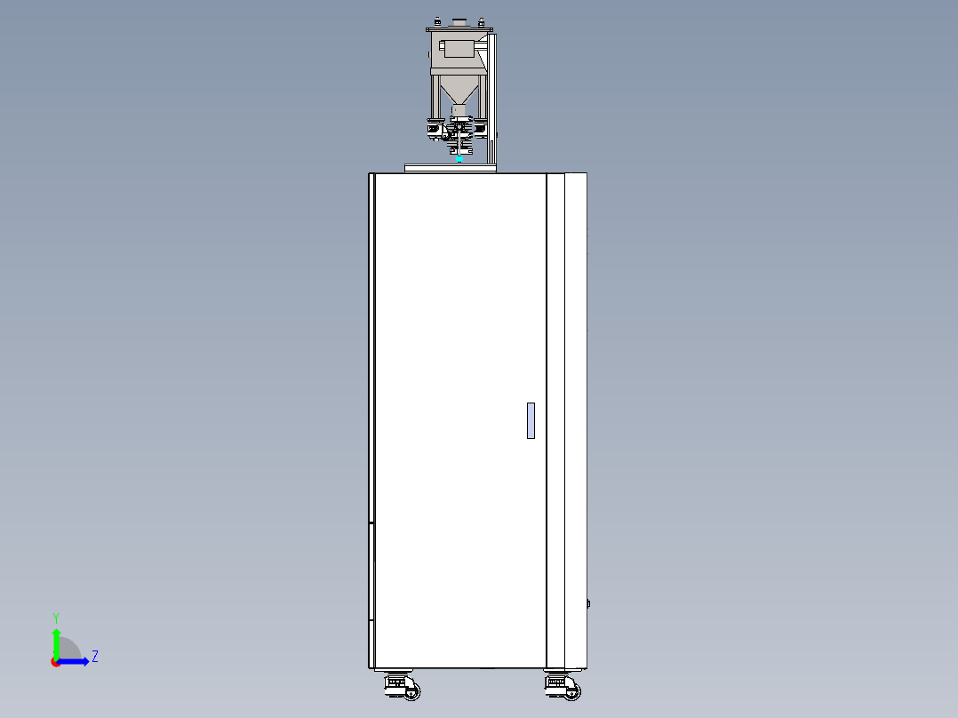 220长缸版钣金左视图