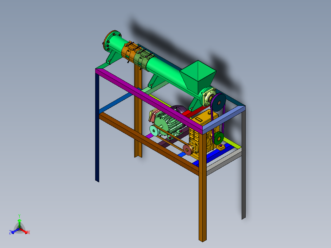 小型塑料颗粒实验室单螺杆热熔机