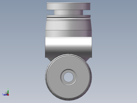 气动接头-T型三通APEW6-4（6变4）右视缩略图