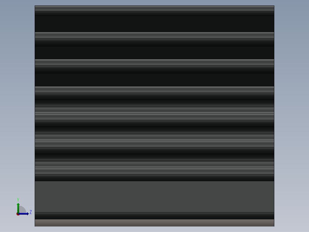 用于dpak的Ohmite d型散热器左视图