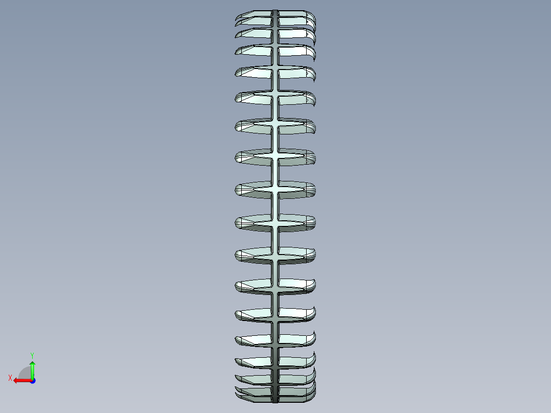 园林工具草坪机手推式割草机三维模型后视图