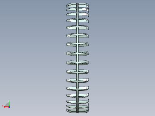 园林工具草坪机手推式割草机三维模型后视缩略图