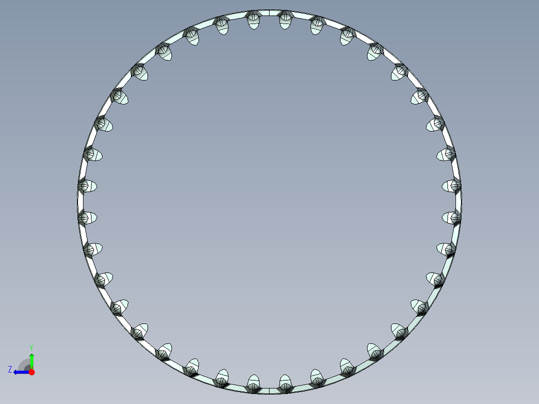 园林工具草坪机手推式割草机三维模型右视图