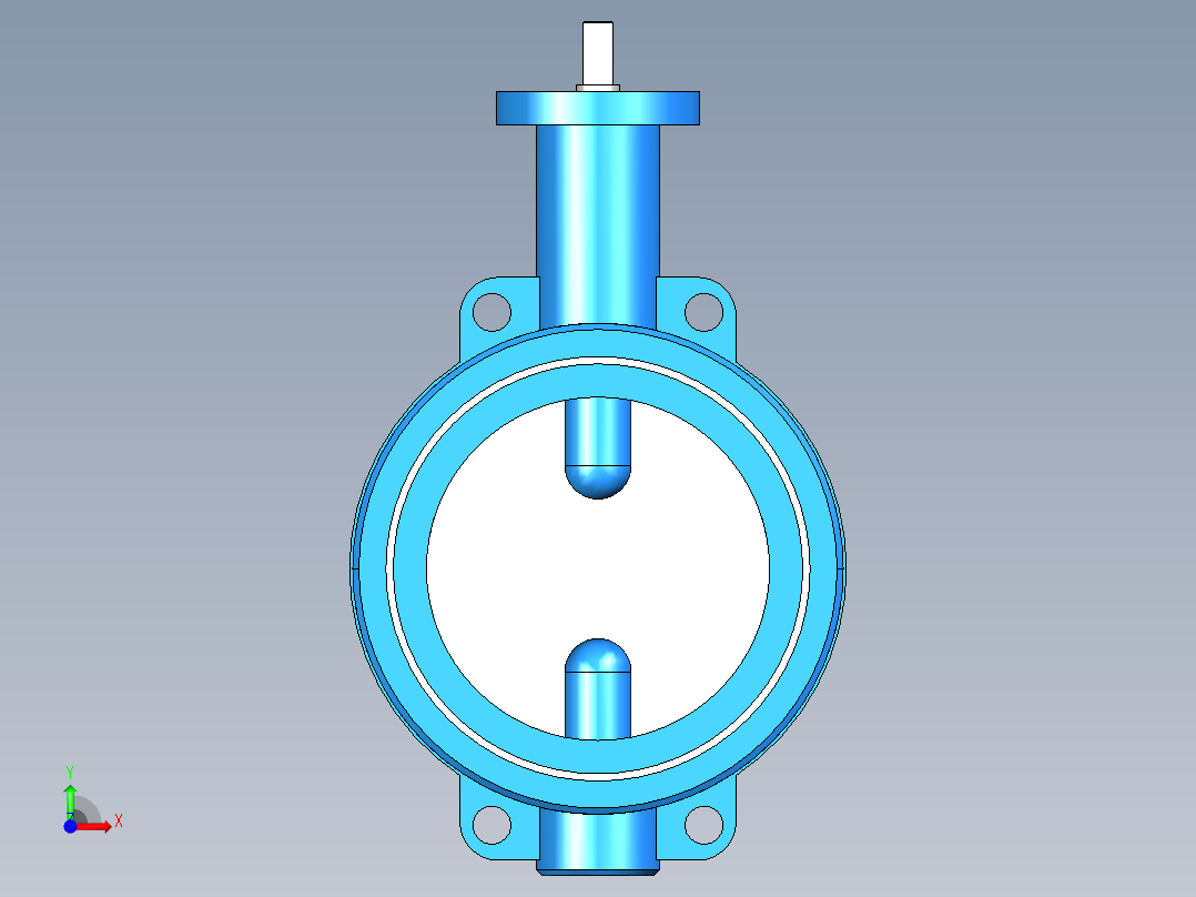 阀门模型WD71X-I_[150]前视图