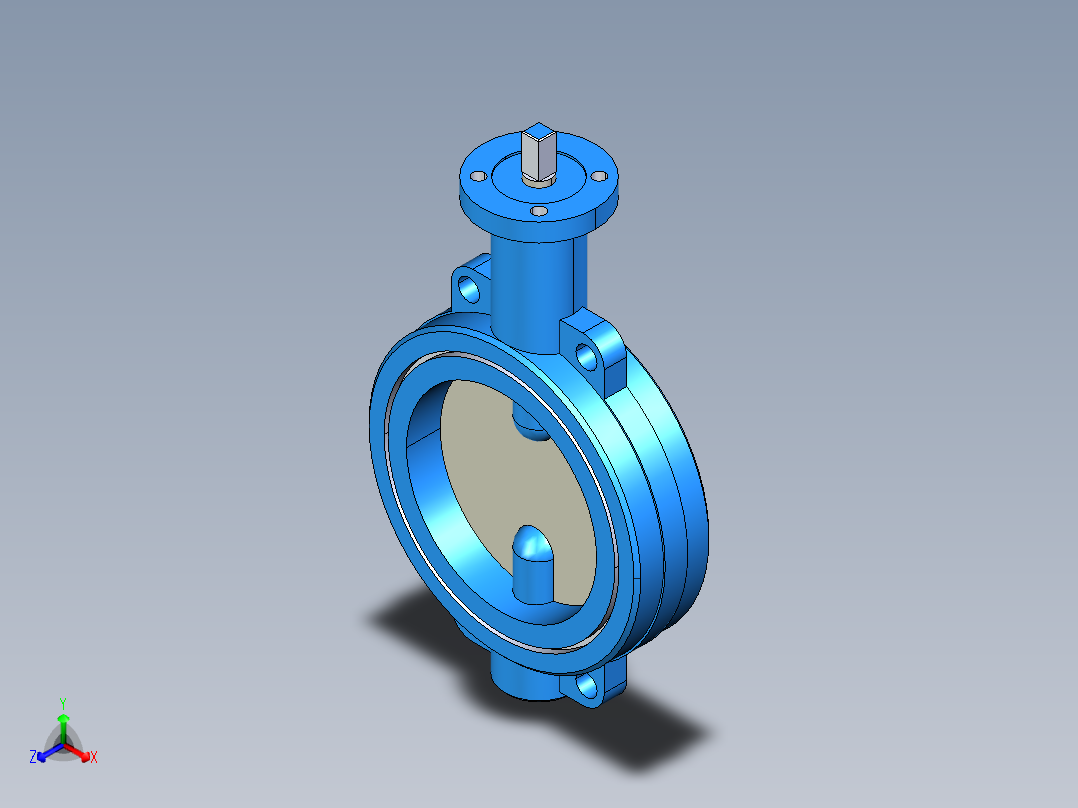 阀门模型WD71X-I_[150]正等轴测图