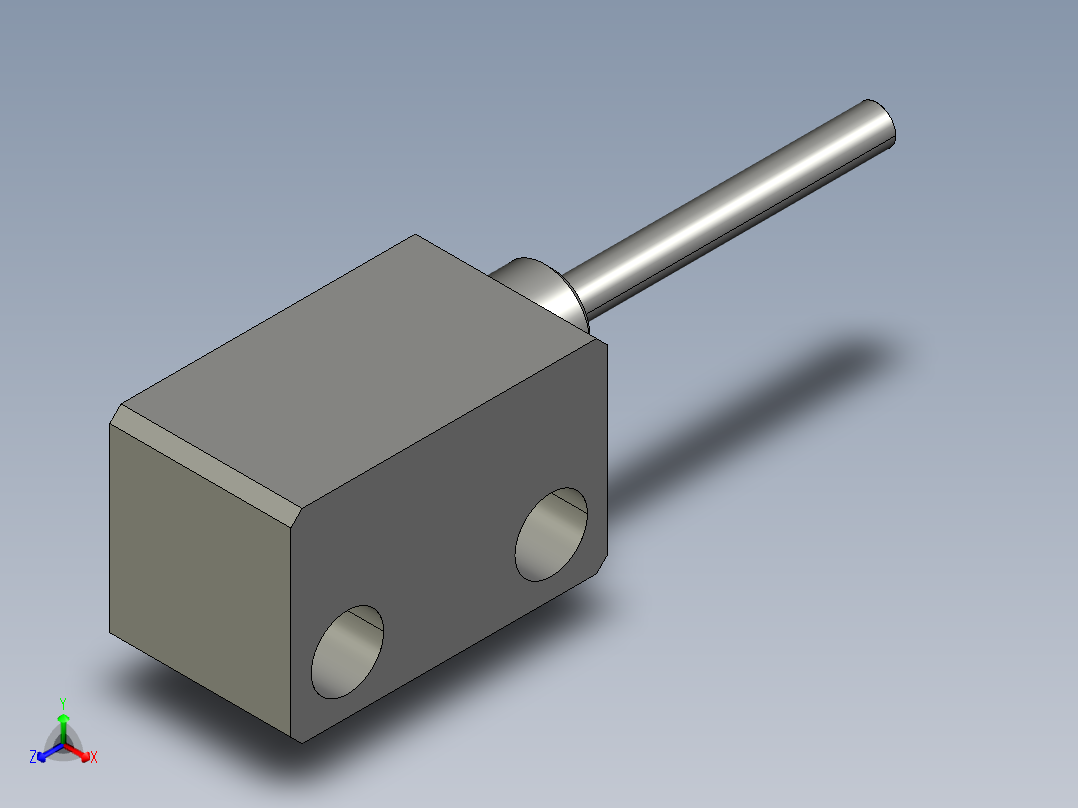 基恩士PS-55C_kc图纸模型主视图