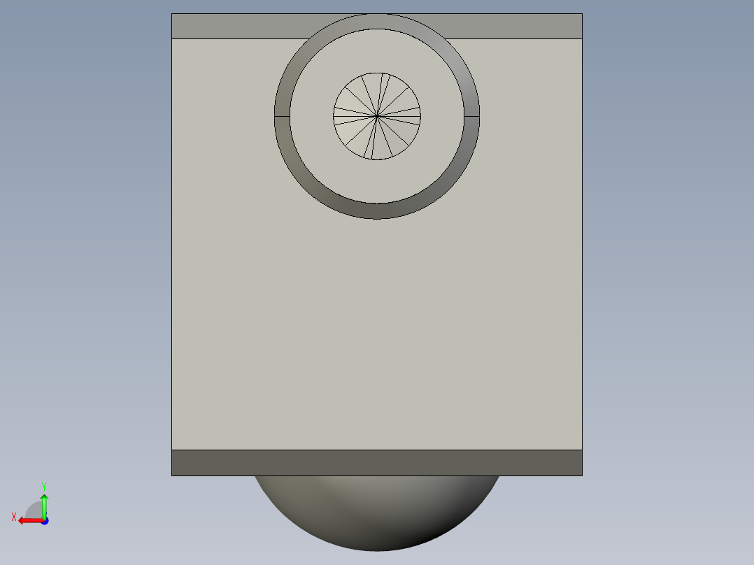 基恩士PS-55C_kc图纸模型后视图