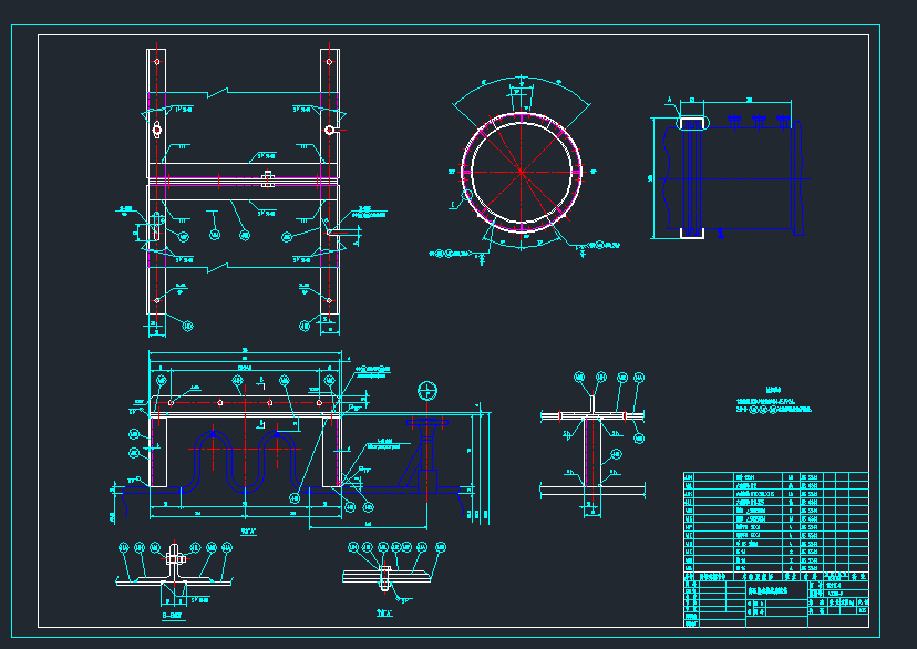 高压热交换器图纸916691