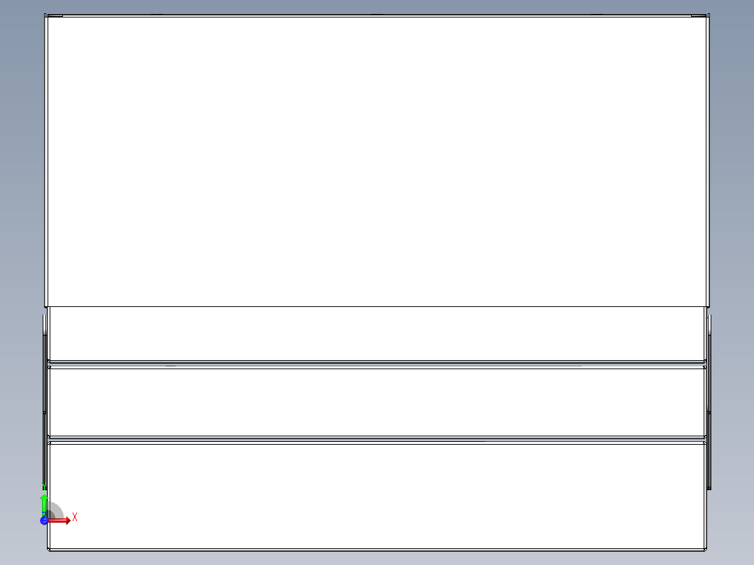 卡车工具箱前视图