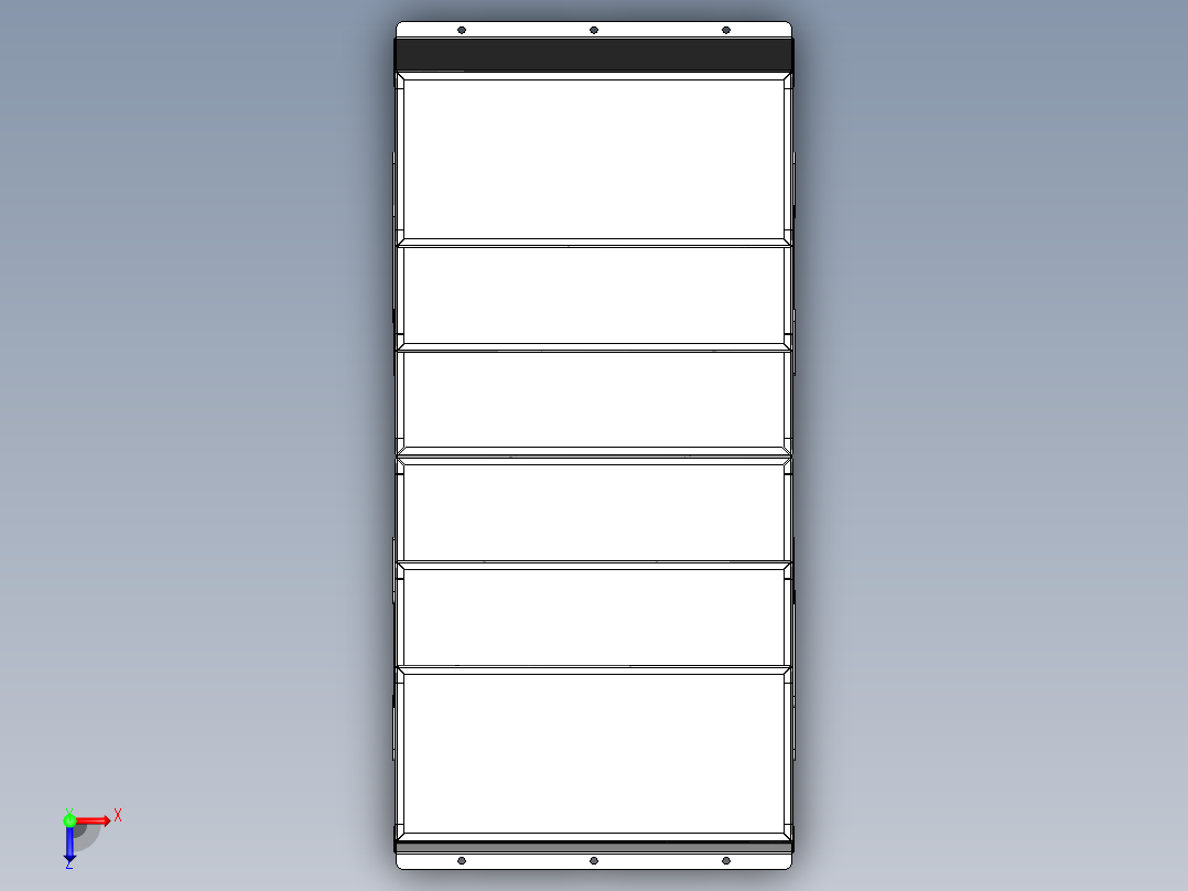 卡车工具箱俯视图