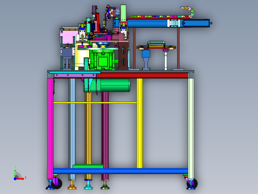 散装LED胶座自动组装机前视缩略图