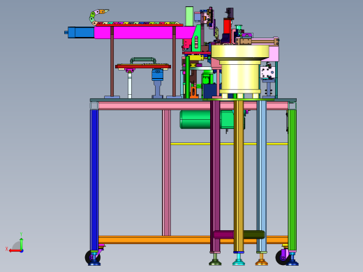 散装LED胶座自动组装机后视缩略图