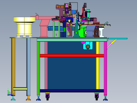 散装LED胶座自动组装机左视缩略图