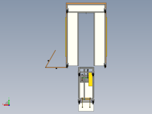 分离式机器床椅设计-含三维catia图后视缩略图