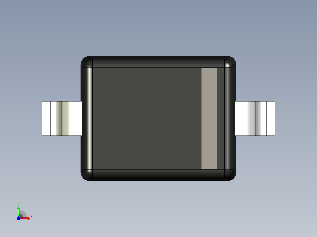 分立半导体元件封装-SC-76A前视图