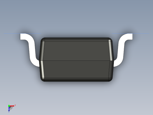 分立半导体元件封装-SC-76A俯视缩略图