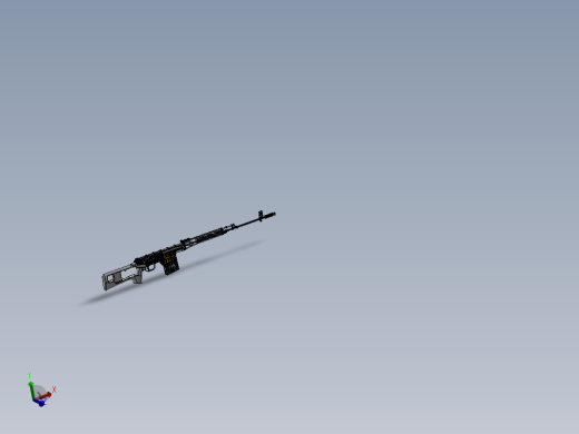 【1126】SVD狙击步枪（德拉古诺夫狙击步枪）SW设计