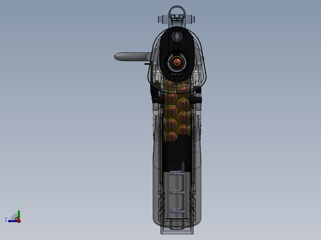 【1126】SVD狙击步枪（德拉古诺夫狙击步枪）SW设计右视图