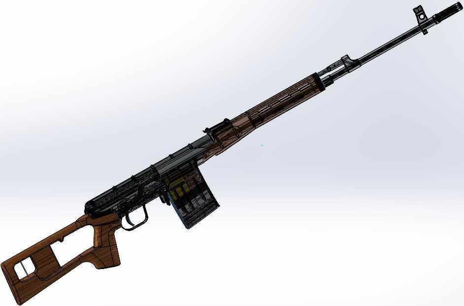 【1126】SVD狙击步枪（德拉古诺夫狙击步枪）SW设计