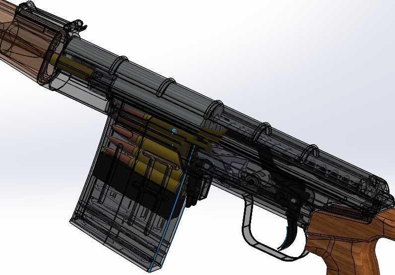 【1126】SVD狙击步枪（德拉古诺夫狙击步枪）SW设计